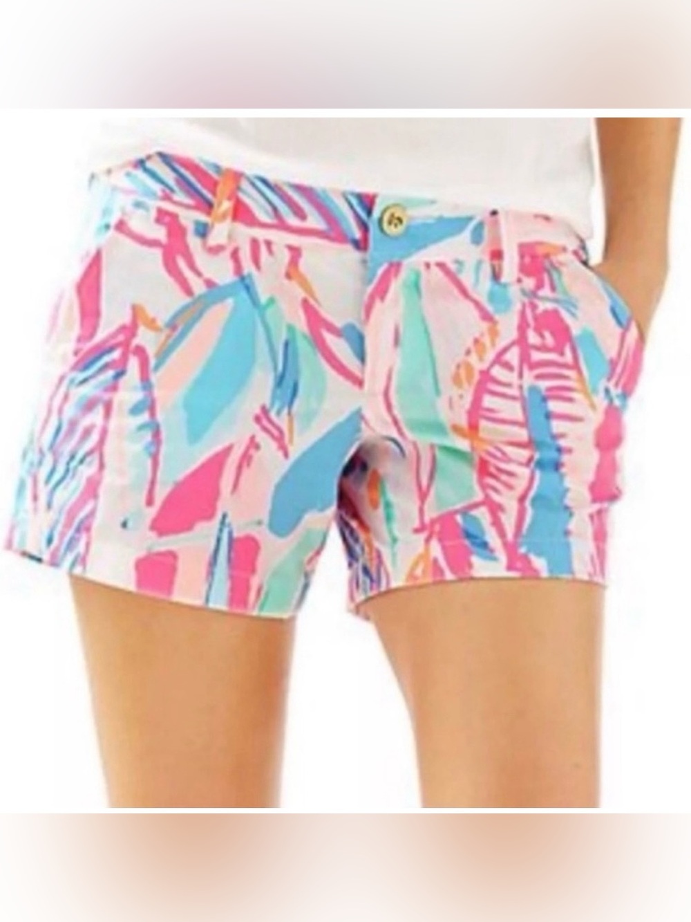 Lilly Pulitzer Callahan Shorts in Out To Sea Size 0